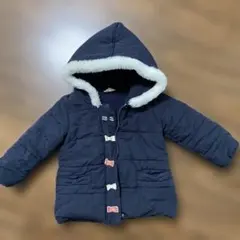 ネイビー フード付きジャケット