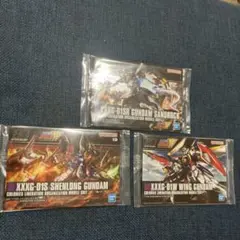 GUNDAMガンプラパッケージアートグミ2 Wガンダム系3枚セット　カードのみ