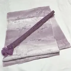 b828 正絹　帯揚　帯締　金糸　セット　美品　着物