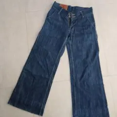 デニム ワイドレッグパンツ サイズ1