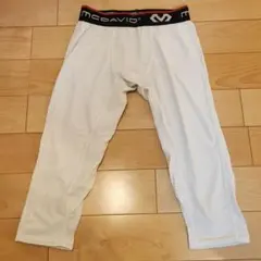 McDavid ホワイト 3/4 タイツ S