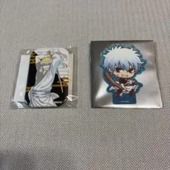 銀魂 キャラポップストア Ｂ賞缶バッジ Ｃ賞ステッカー