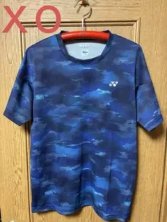 YONEX ウェア　ブルー カモフラ柄 サイズXOのサムネイル