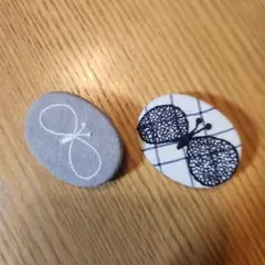 ミナペルホネン　サンキューベリーバッジ　2個セット