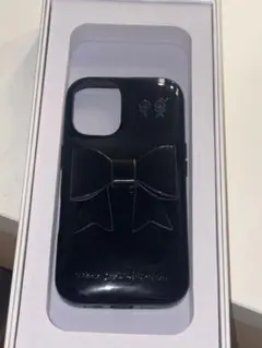 urban sorhisbicabionリボン付きブラックiPhone16ケース