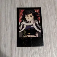 鬼滅の刃 伊黒小芭内 お楽しみくじ 箔押し チェキ風ブロマイド 柱稽古編