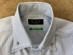 a.v.v 半袖ストライプワイシャツ