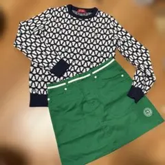 ゴルフウェアセット　セーター　スカート