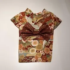 犬服 犬の着物 和柄/鶴柄/花柄