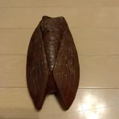 備前焼　セミ　掛花入　夏　花道　茶道　ヒビあり