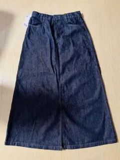 新品✨ワールド WORLD SHOO・LA・RUE Aラインスカート ネイビーのサムネイル