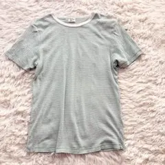 Robert P Miller 細ピッチボーダー　半袖Tシャツ　Lサイズのサムネイル