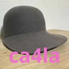 CA4LA カシラ キャップ ウール　ツバ有り　56cm 乗馬風 ジョッキー