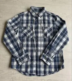 H&M コットンチェックシャツ