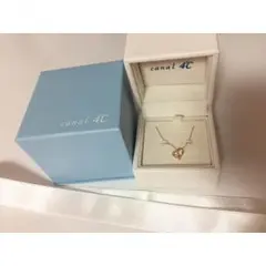 canal4℃ K10ピンクゴールドネックレス ハート