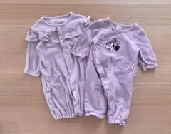 petit main mamaraku ロンパース 50〜70cm 2点セット