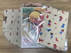 ミトン DVDと花柄ミニトート・ブックカバーセット