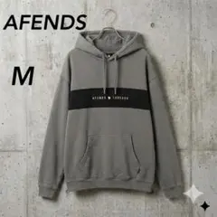 Afends アフェンズ センター刺繍入りパーカー ダークグレー Mのサムネイル