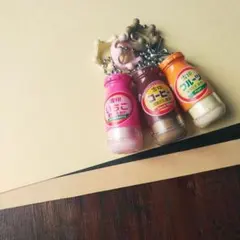 【ガチャ】雪印メグミルク ミニチュアチャーム フルーツ いちご コーヒー レトロ