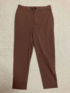 GU メンズ スラックス ブラウン Sサイズ