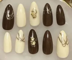 【現品】バレンタインネイル ネイルチップ 両手セット