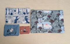 MOOMIN　ムーミン マルチに使える 4種の柄が楽しめる ポーチセット