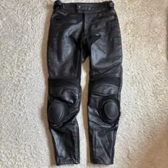 Clooney レザー 本革　黒　バイクパンツ 32 バイカー Clooney レザー 本革 黒 バイクパンツ 32 バイカー レザーパンツ
