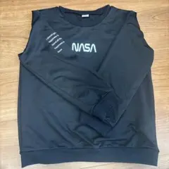 NASA ブラック トレーナー 7Y