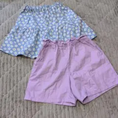 gu ユニクロ　ハーフパンツセット