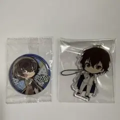 文スト　太宰治　アクリルキーホルダー　缶バッジ