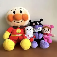 ★大きめアンパンマン｜ばいきんまん｜しょくぱんまん｜あかちゃんマン4体