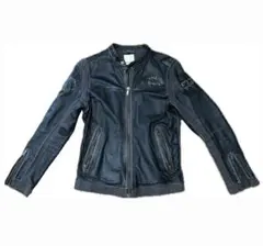 diesel 00s archive leather jacket