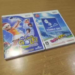 Wii WE LOVE GOLF ファミリースキー カプコン ナムコ