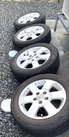 日産 セレナ 純正ホイール 195/60R16 PCD114.3 サマータイヤ付 - メルカリ