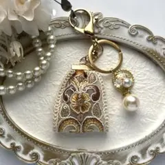 ⭐3115⭐❣️大人可愛い春夏アクセ❣️オリジナル✴インド刺繍バッグチャーム