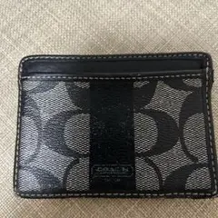 COACHレザーカードケース