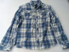 美品　G-STAR RAW ジースターロウ　長袖チェックシャツ　ネルシャツ
