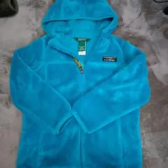 L.L.Bean フリースジャケット M (5-6歳) ターコイズ