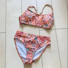 レトロフラワー柄 ビキニ セパレート水着のサムネイル