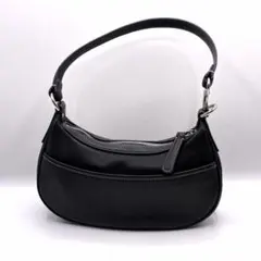【美品】COACH コーチ ショルダーバッグ ブラック 型番7593