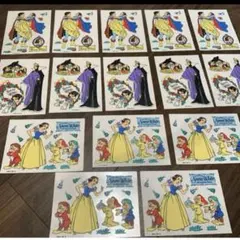 白雪姫　ディズニー　ステッカー　１５枚セット