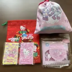 お買得Mezzo Piano Hello Kitty 巾着、ミラーコーム他セット