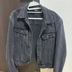 ブラック デニムジャケット