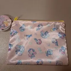 初音ミク サテンフラットポーチ 新品