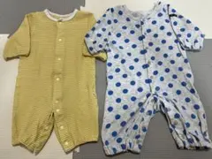 【２点セット】 SiShuNon 長袖ロンパース　50〜60