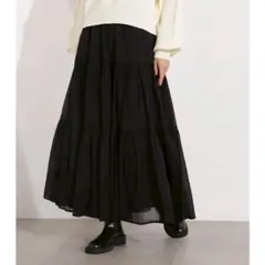 新品】Gready Brilliant ヘムレースティアードスカート - メルカリ