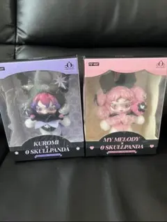 SKULLPANDA X MY MELODY KUROMI ぬいぐるみペンダント