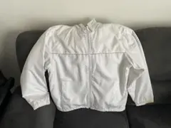 白ジャケット＋ハンドメイド風マフラーセット（M）