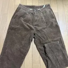 ZARA ブラウン コーデュロイ チノパン