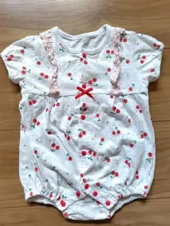 サイズ60〜70　ロンパース　さくらんぼ